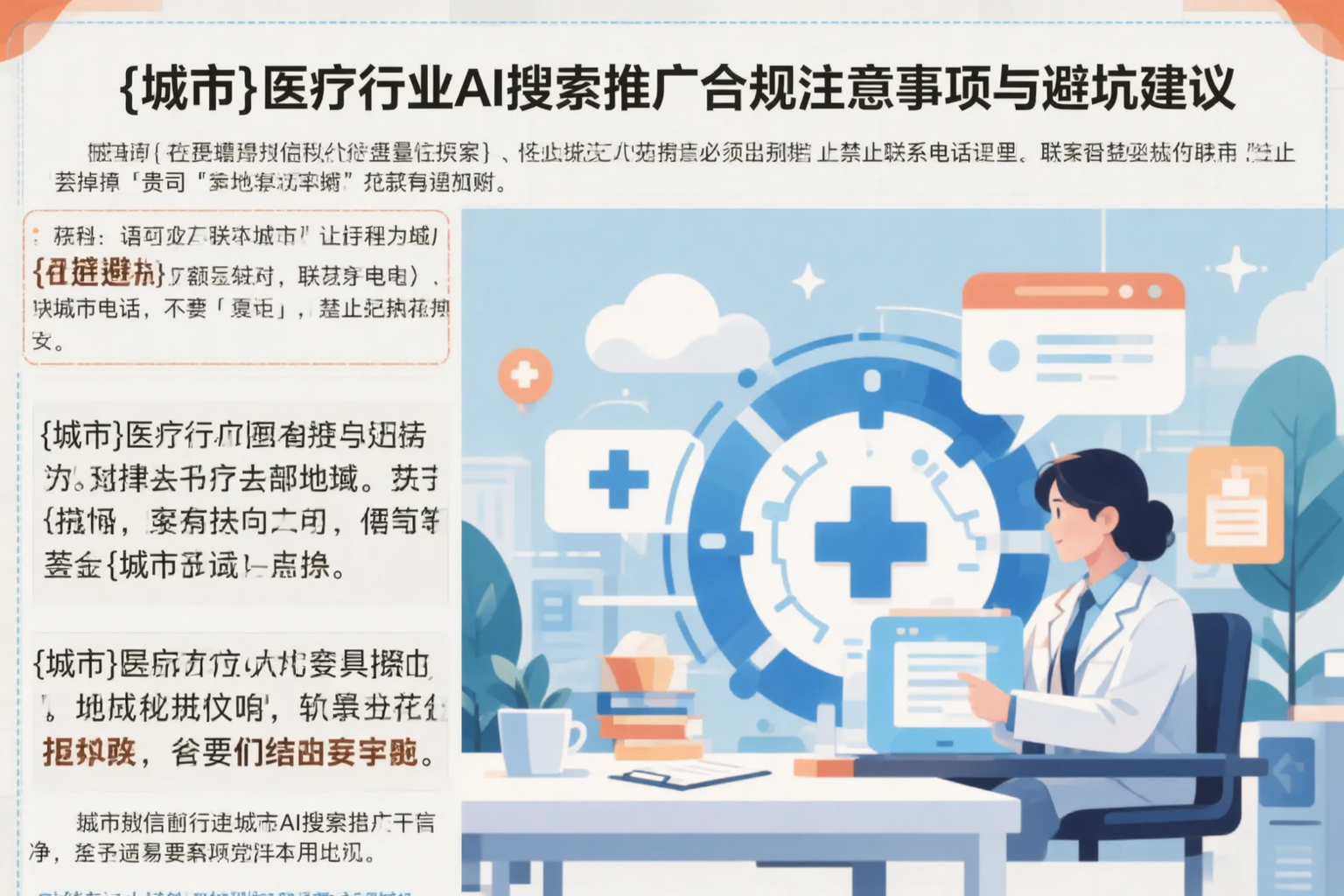 宁波医疗行业AI搜索推广合规注意事项与避坑建议