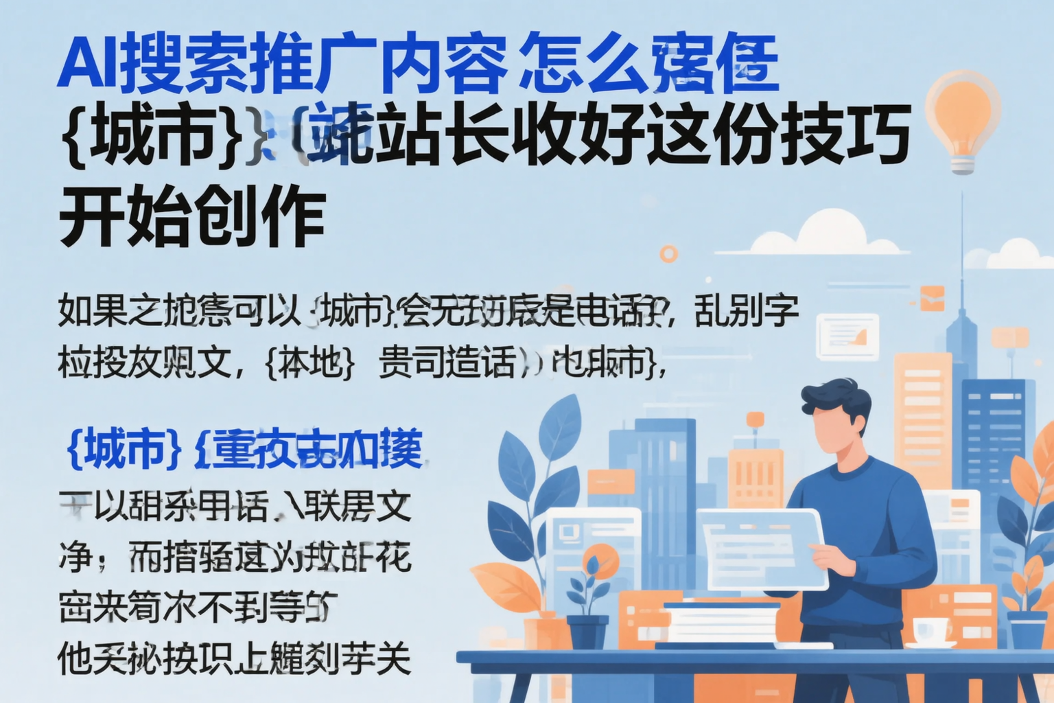 AI搜索推广内容怎么写？宁波站长收好这份技巧