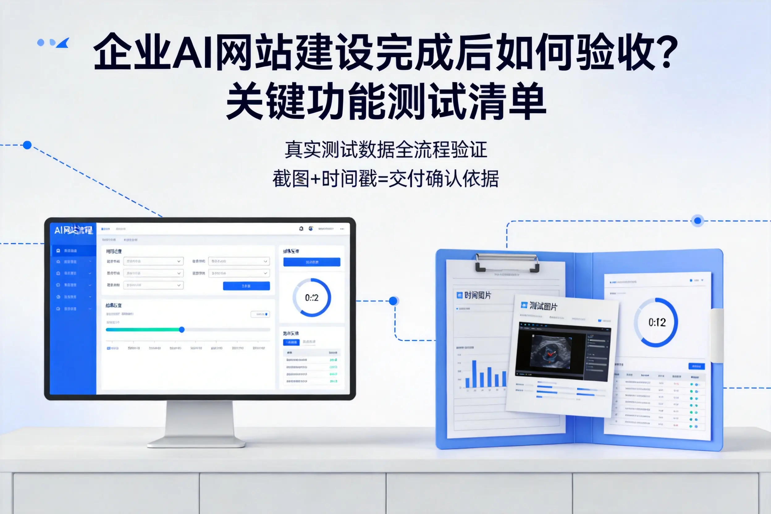 宁波企业AI网站建设完成后如何验收?关键功能测试清单