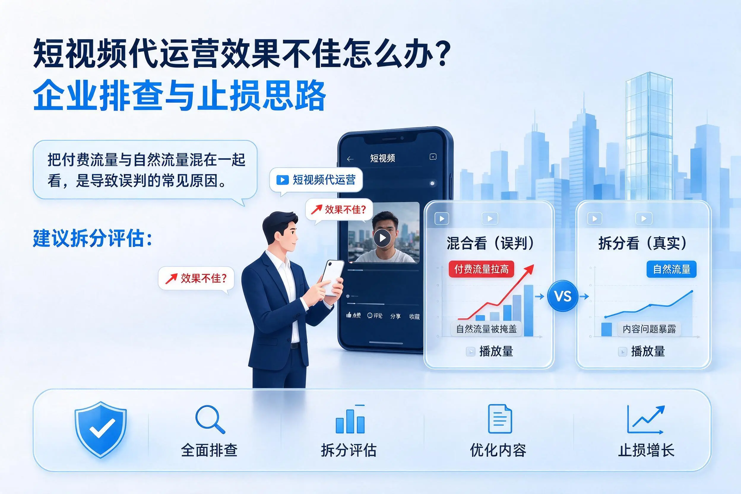 短视频代运营效果不佳怎么办？宁波企业排查与止损思路