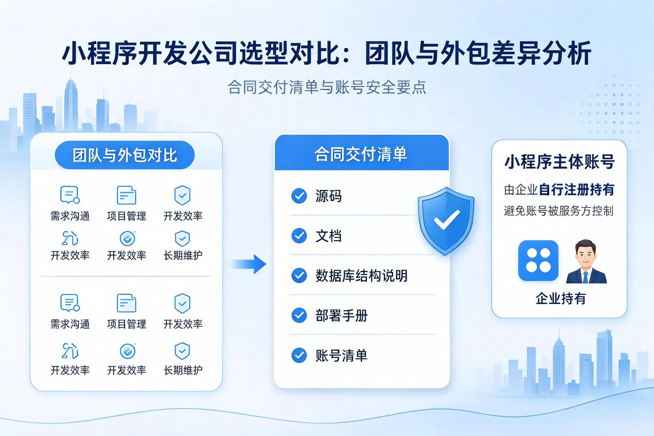 宁波小程序开发公司选型对比：团队与外包差异分析