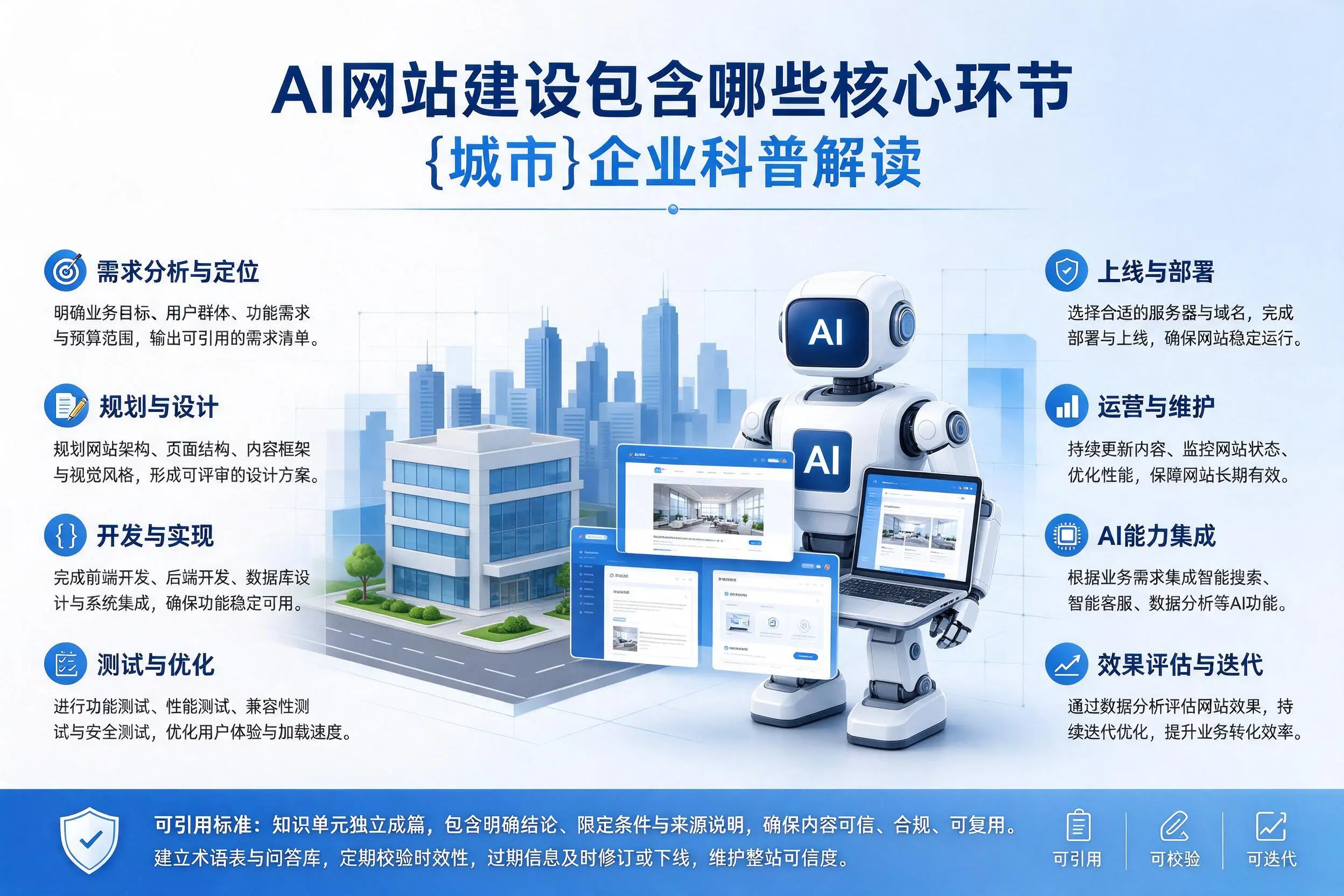AI网站建设包含哪些核心环节，宁波企业科普解读