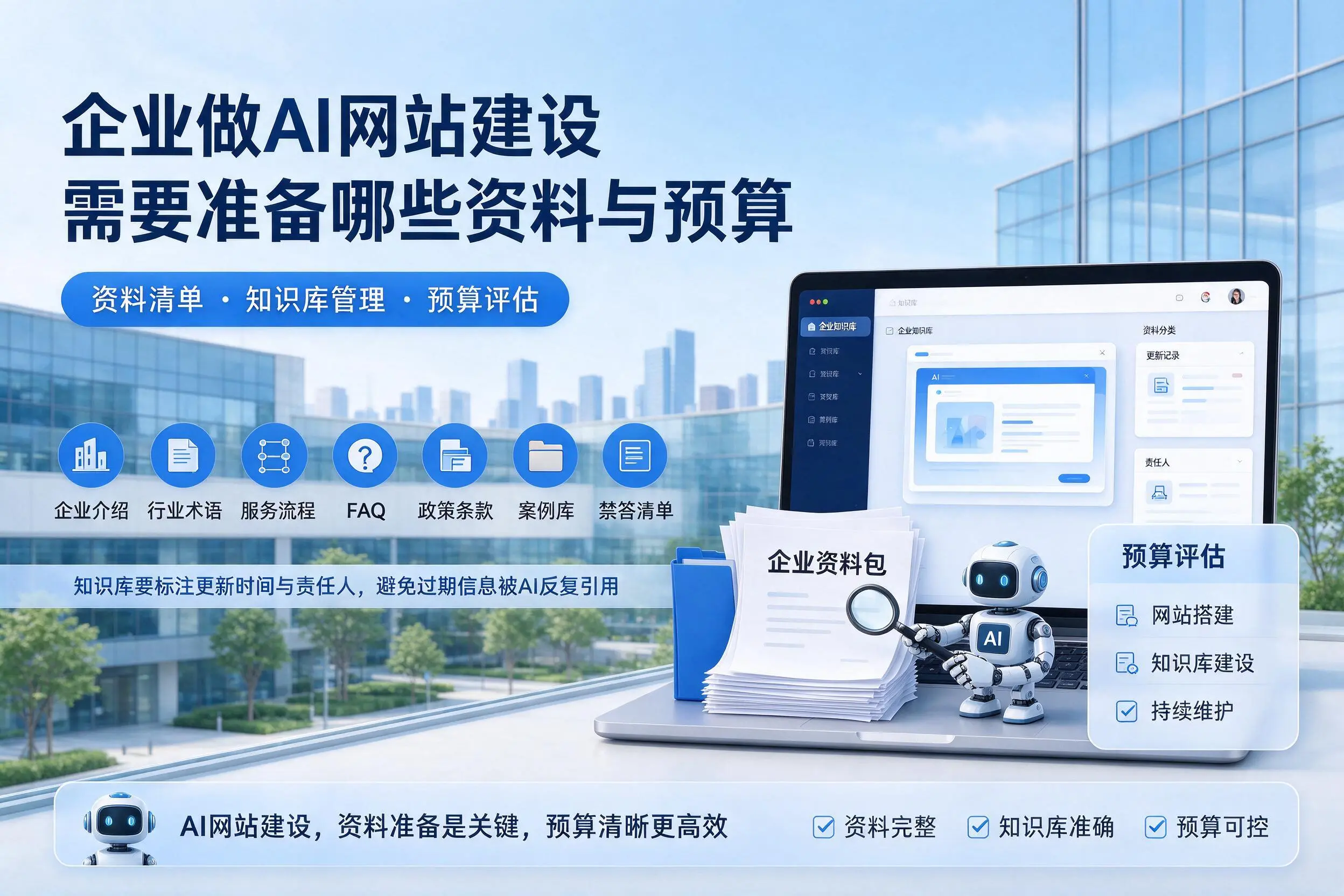宁波企业做AI网站建设需要准备哪些资料与预算