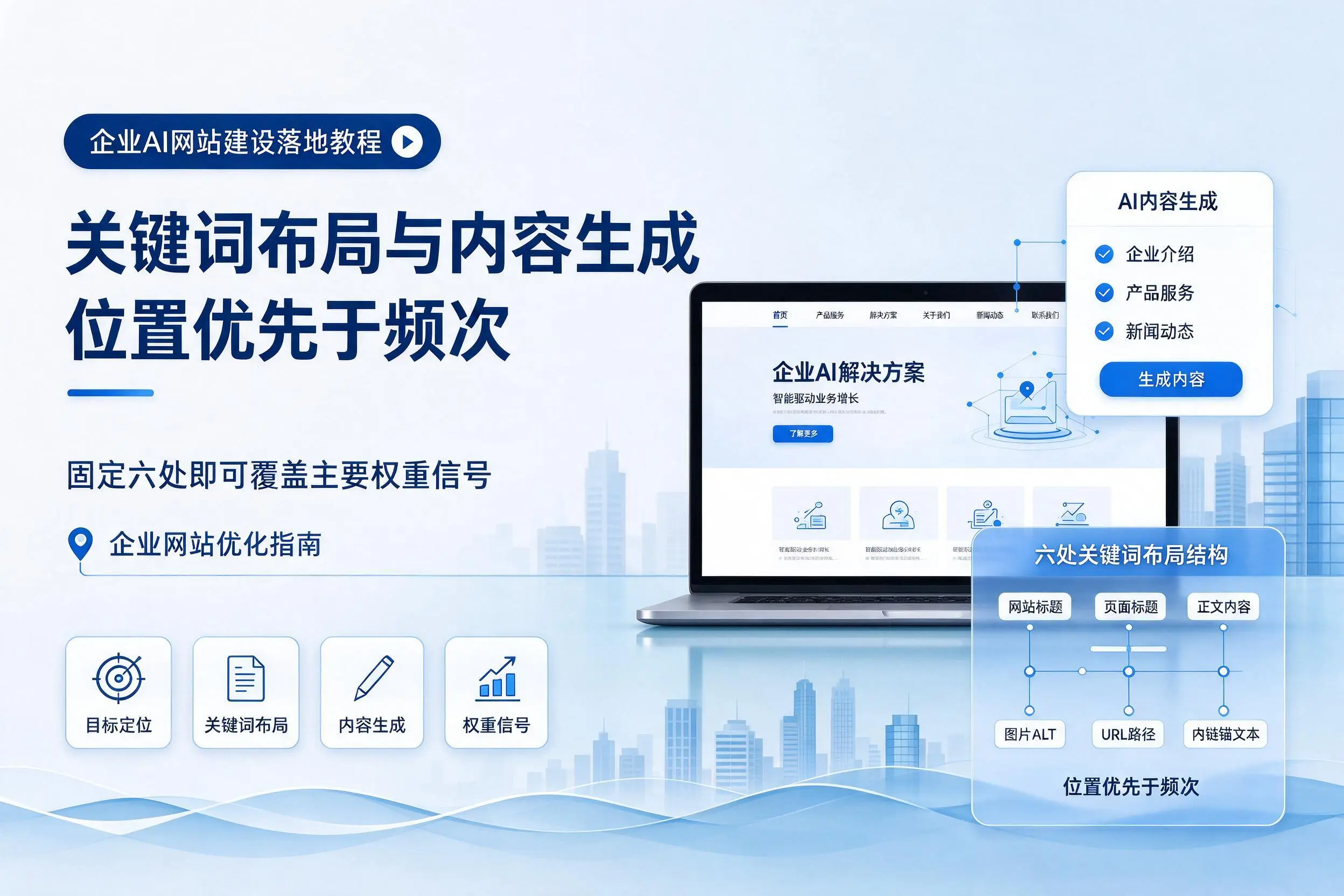 宁波企业AI网站建设落地教程:关键词布局与内容生成