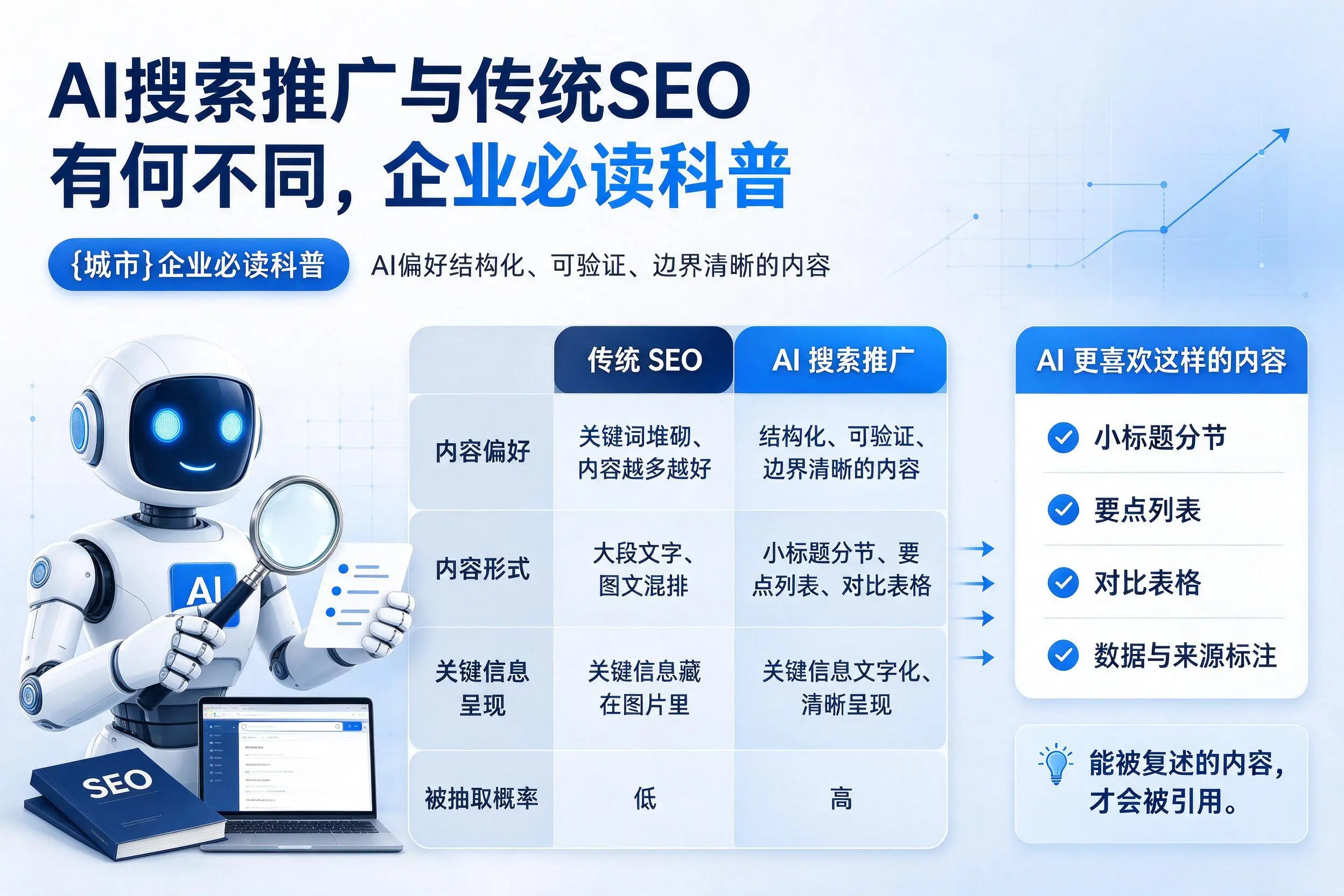 AI搜索推广与传统SEO有何不同，宁波企业必读科普